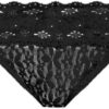 Culotte string Wacoal Halo Lace Noir femme dentelle coton-1