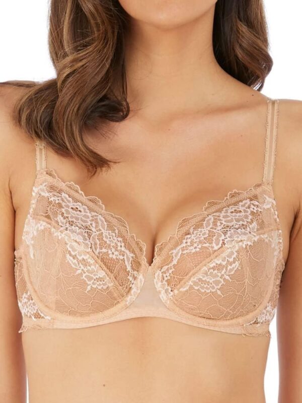 Soutien-gorge Wacoal Lace Perfection dentelle armatures café-0