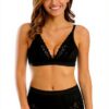 Soutien-gorge sans armatures Wacoal Foulard Noir Raffiné