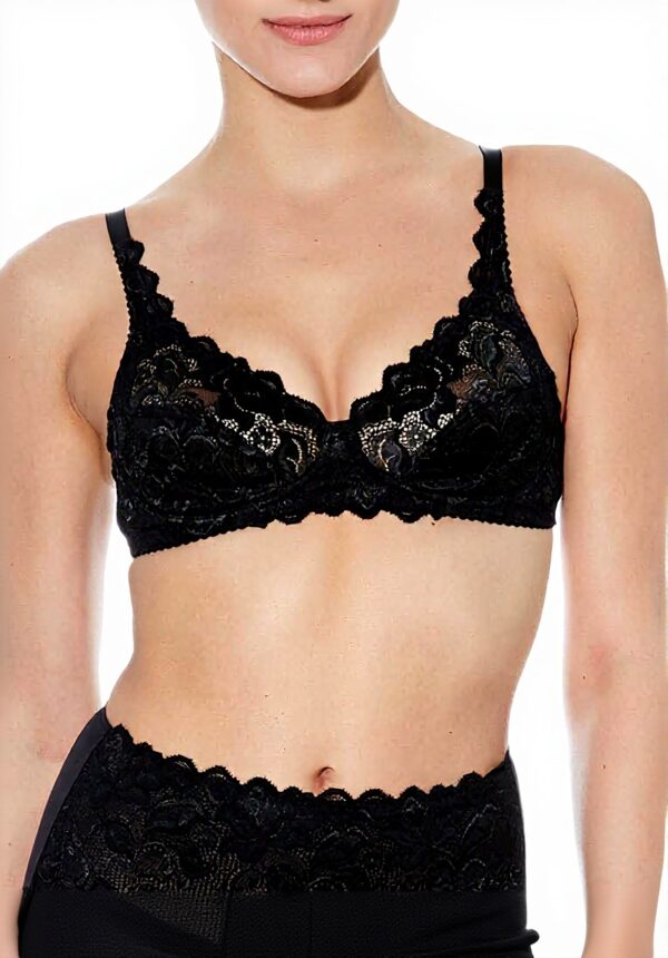 Soutien-gorge sans armatures Wacoal dentelle Eglantine 90B