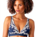 Bralette Wacoal dentelle croisée bonnet extensible femme-0