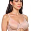 Soutien-gorge lissant Wacoal sans armatures dos côtés rose-3