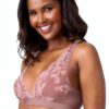Bralette Wacoal dentelle croisée soutien femme confort-1