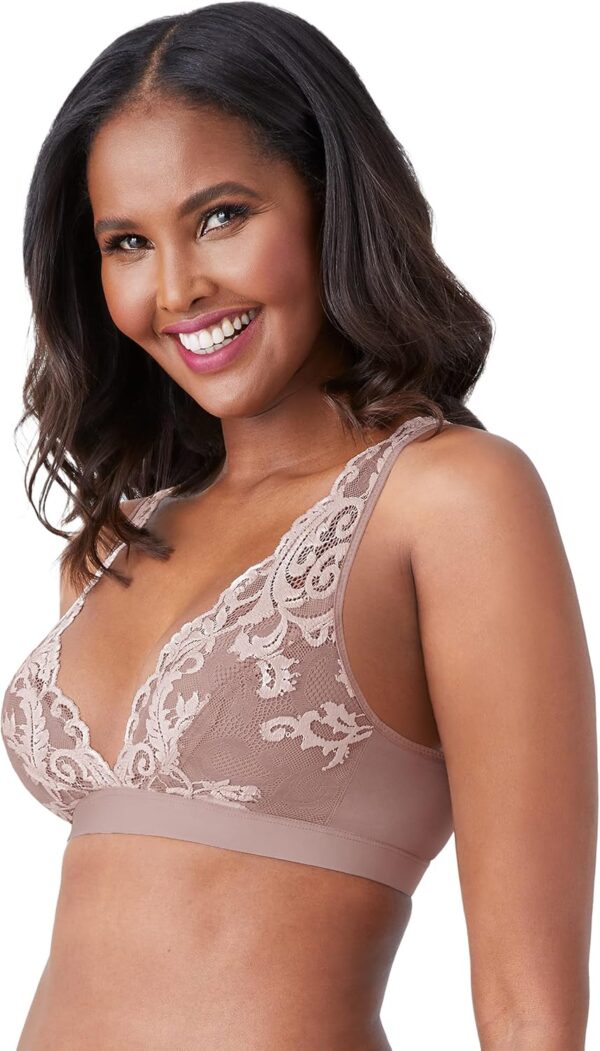 Bralette Wacoal dentelle croisée soutien femme confort-2