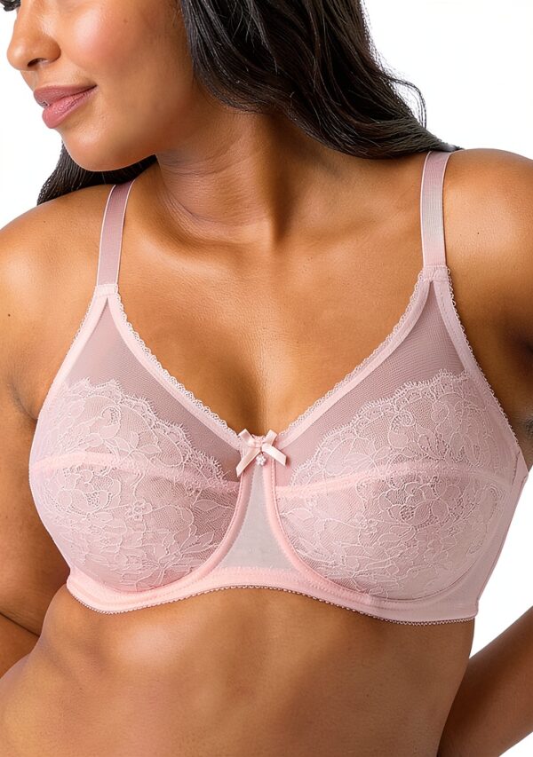 Soutien-gorge Wacoal couverture totale femme rose pastel