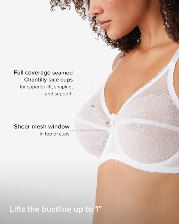 Soutien-gorge Wacoal dentelle Regina Rouge maintien confort-2