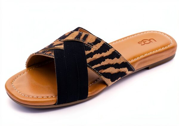 UGG Femme Kenleigh Slide Tiger Stripes Sandale-3