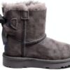 UGG Mini Bailey Bow Ii Botte Mixte enfant Peau de mouton Noisette-5