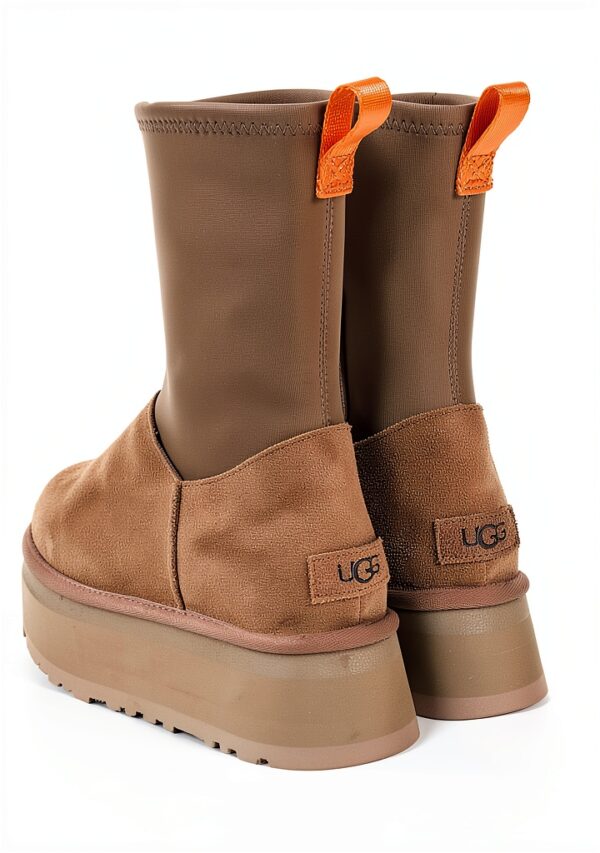 UGG Bottes en Cuir W Classic Dipper Marron 40-41 EU-2