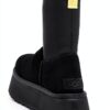 UGG Bottes en Cuir W Classic Dipper Marron Confort et Élégance-2