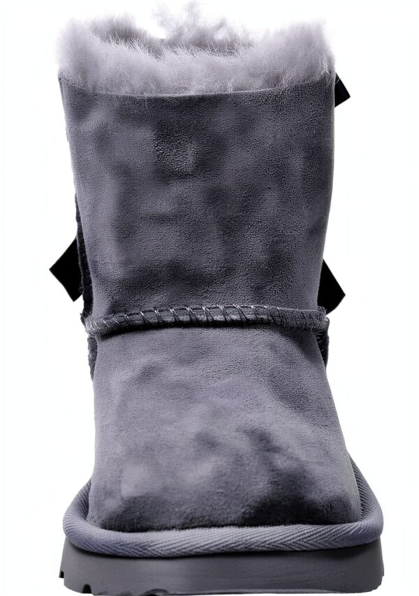 UGG Mini Bailey Bow Ii Botte Mixte enfant Peau de mouton Noisette-1