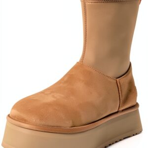 UGG Bottes en Cuir W Classic Dipper Marron 40-41 EU-0