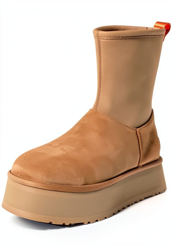 UGG Bottes en Cuir W Classic Dipper Marron 40-41 EU-0