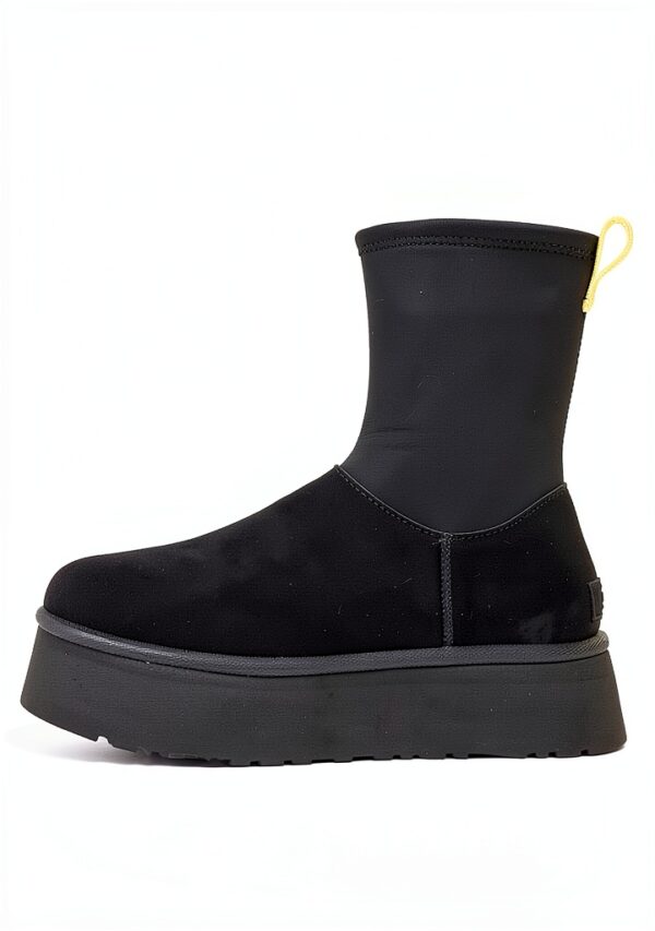 UGG Bottes en Cuir W Classic Dipper Marron Confort et Élégance-4