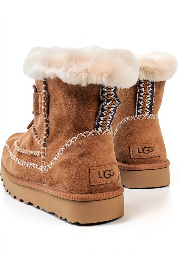 UGG Bottes classiques femme châtaigne, doublure laine, semelle EVA-2