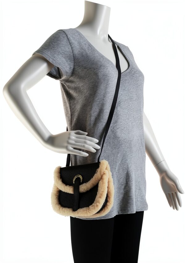 Sac à main à bandoulière UGG Accessories noir, sangle 58 cm-3