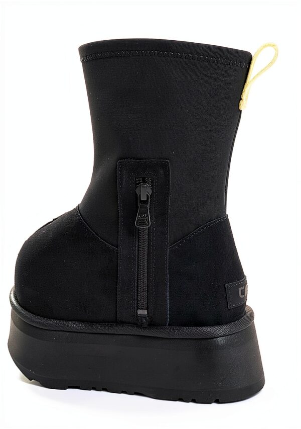 UGG Bottes en Cuir W Classic Dipper Marron Confort et Élégance-3