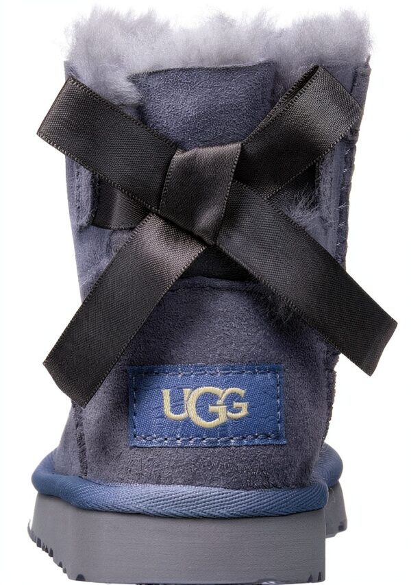 UGG Mini Bailey Bow Ii Botte Mixte enfant Peau de mouton Noisette-2