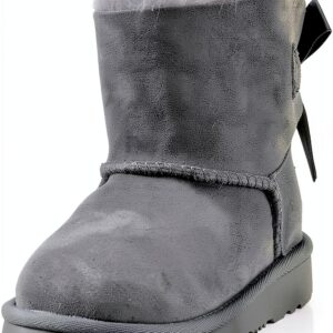 UGG Mini Bailey Bow Ii Botte Mixte enfant Peau de mouton Noisette-0