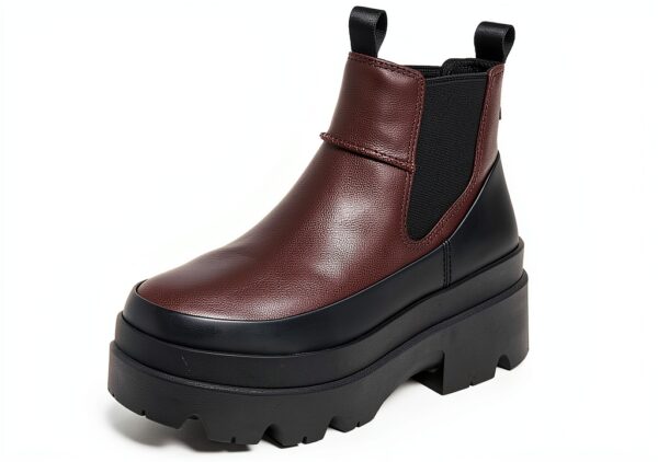 UGG Brisbane Chelsea Bottine Femme Cèdre Brûlé – Semelle laine 7 mm-0