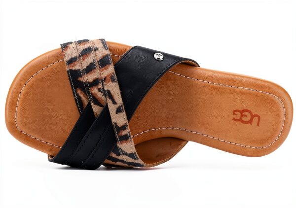 UGG Femme Kenleigh Slide Tiger Stripes Sandale-1