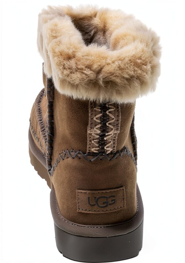 UGG Bottes classiques femme en daim avec doublure laine UGGplush 17mm-5
