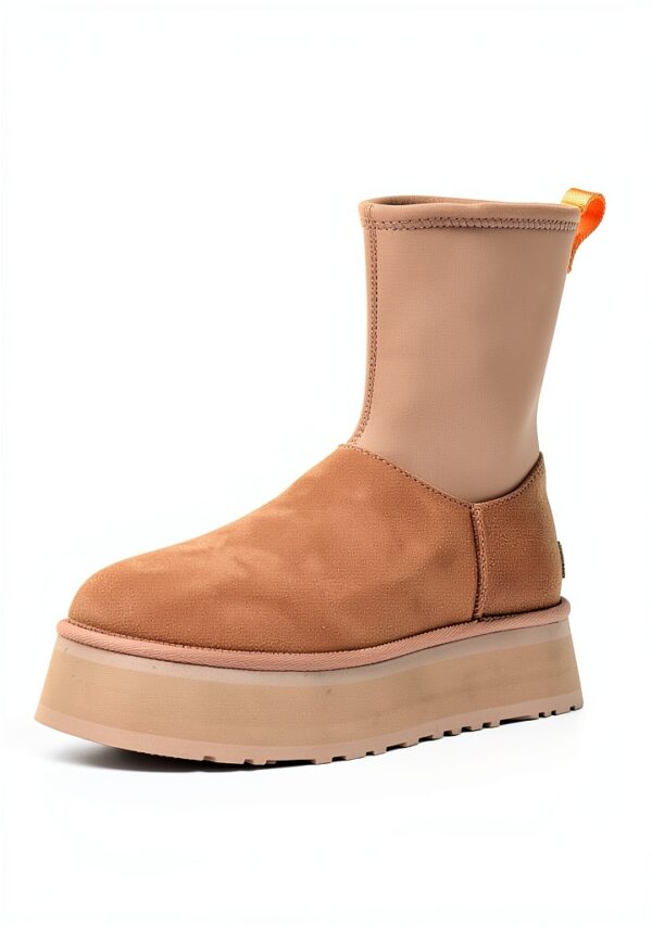 UGG Bottes en Cuir W Classic Dipper Marron 40-41 EU-1