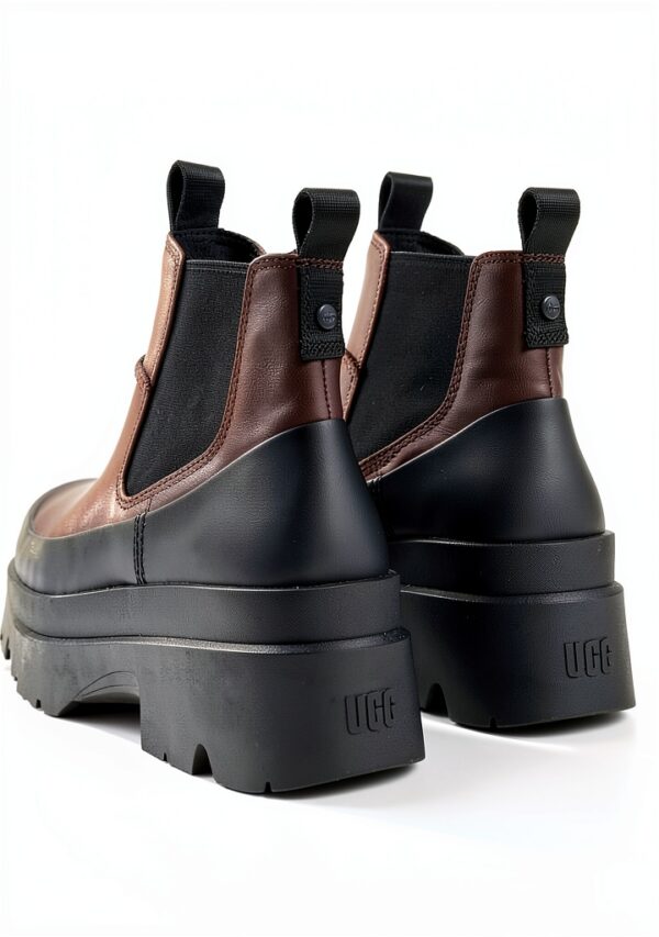 UGG Brisbane Chelsea Bottine Femme Cèdre Brûlé – Semelle laine 7 mm-3