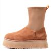 UGG Bottes en Cuir W Classic Dipper Marron 40-41 EU-3