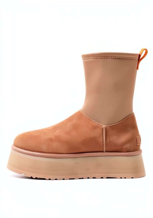 UGG Bottes en Cuir W Classic Dipper Marron 40-41 EU-3