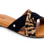 UGG Femme Kenleigh Slide Tiger Stripes Sandale-0