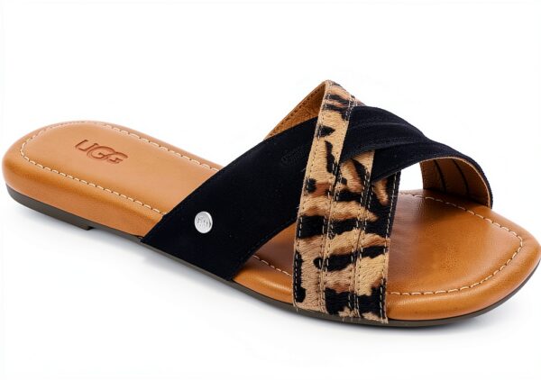 UGG Femme Kenleigh Slide Tiger Stripes Sandale-0