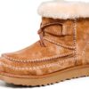 UGG Bottes classiques femme châtaigne, doublure laine, semelle EVA-0