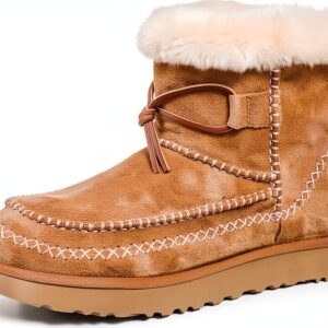 UGG Bottes classiques femme châtaigne, doublure laine, semelle EVA-0