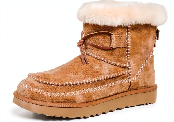 UGG Bottes classiques femme châtaigne, doublure laine, semelle EVA-0