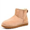UGG Femme Classic Mini II Sneakers Hautes, Beige (Sand), 37 EU-1