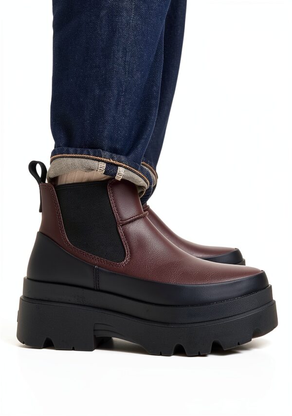 UGG Brisbane Chelsea Bottine Femme Cèdre Brûlé – Semelle laine 7 mm-2