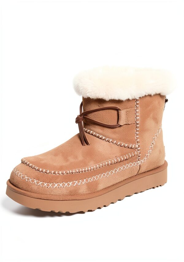 UGG Bottes classiques femme châtaigne, doublure laine, semelle EVA-1
