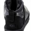 UGG Classic Ultra Mini Mirror Ball Botte tendanceFemme Noir-5