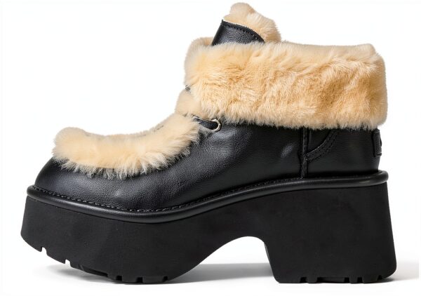 UGG Esmee Bottes tendance à lacets en cuir pour femme-4