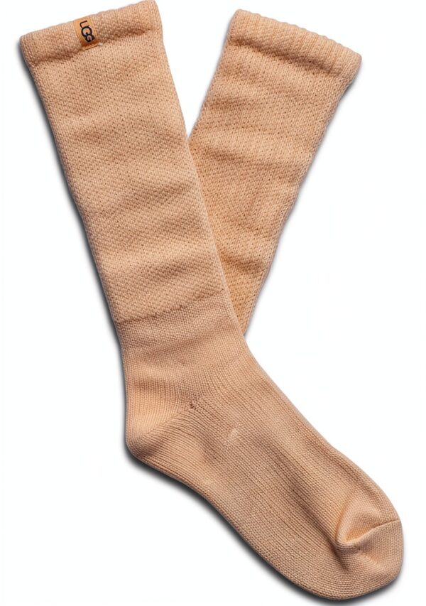 UGG Tyla Slouchy Crew II Chaussette Nimbus Femme Taille Unique 33 cm-0