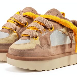 UGG Femme Lo Lowmel Biarritz Basket 41 EU Graines de Moutarde-0