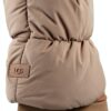 UGG Classic Mini Dipper Puffer Bottines en Cuir Marron-2