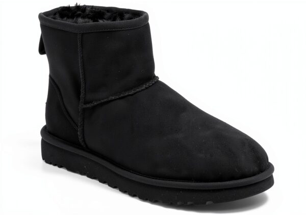 UGG Femme Classic Mini II Bottes Suède Noires Taille 41-0