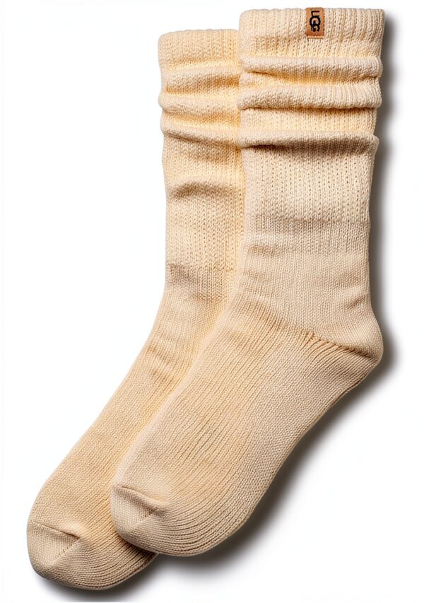 UGG Tyla Slouchy Crew II Chaussette Nimbus Femme Taille Unique 33 cm-1