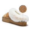 Pantoufles d'hiver chaudes en mousse à mémoire de forme pour femme-5