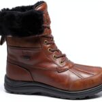 UGG 1909 Adirondack Boot II Bottes femme Cuir imperméable Noir 17,8 cm-0