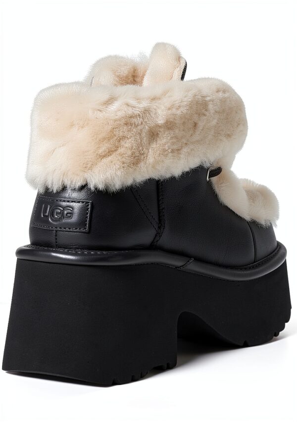 UGG Esmee Bottes tendance à lacets en cuir pour femme-5