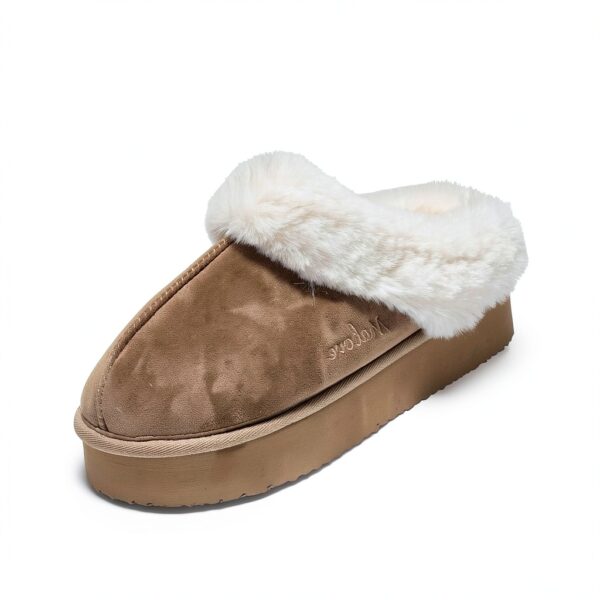 Pantoufles d'hiver chaudes en mousse à mémoire de forme pour femme-3