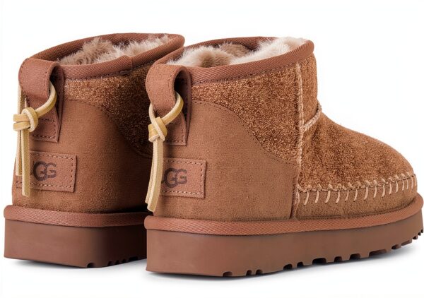 UGG Classic Ultra Mini Biarritz Boots EU 37 Marron-5